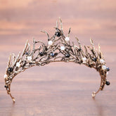 FBT - Vintage Retro Pearl Tiara - FashionByTeresa
